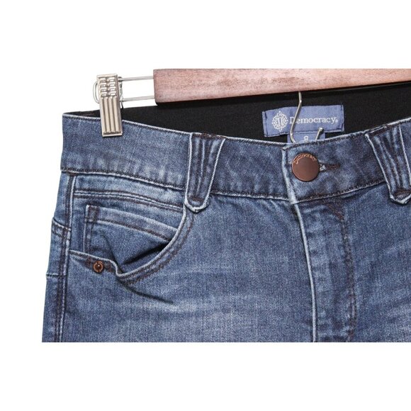 Democracy Ab Solution Jeans Size 8 Stretch Denim Slimming Comfort Skinny Ankle - Picture 5 of 12